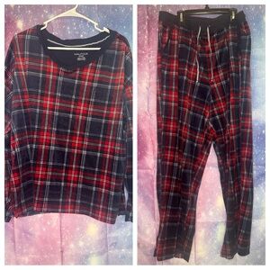 Nautica plaid pajama set